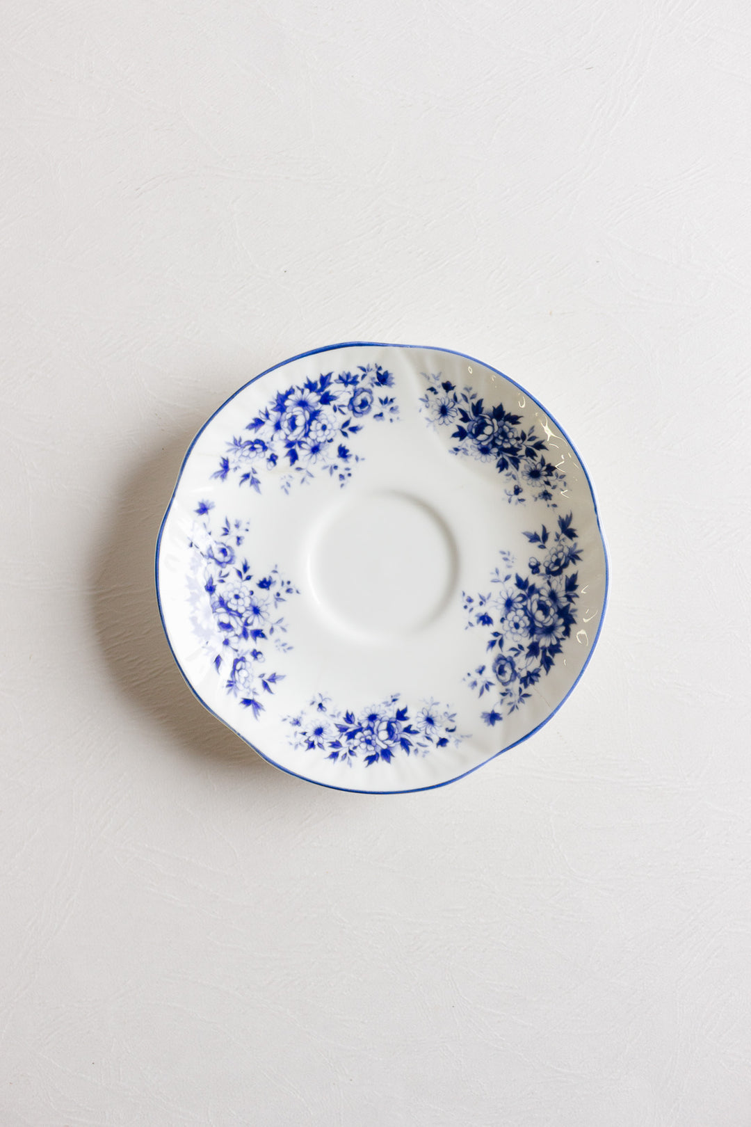 vintage English royal york hand "petite blue" teacup
