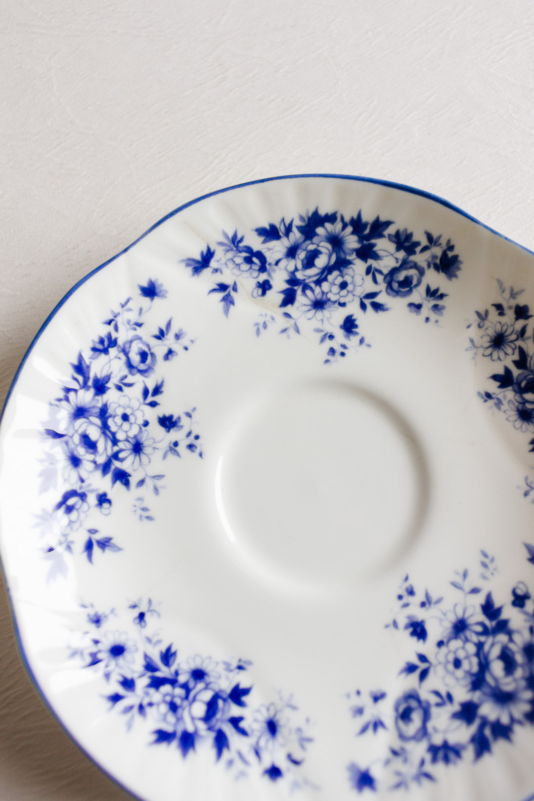 vintage English royal york hand "petite blue" teacup