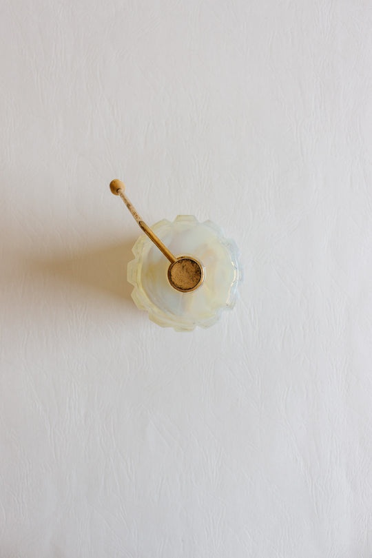 vintage french opaline perfume atomizer