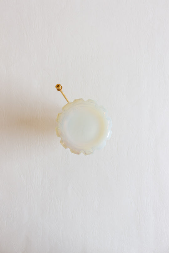 vintage french opaline perfume atomizer