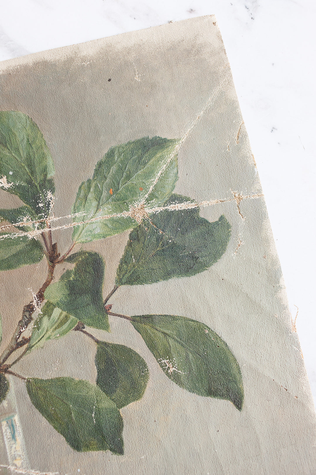 antique french canvas art