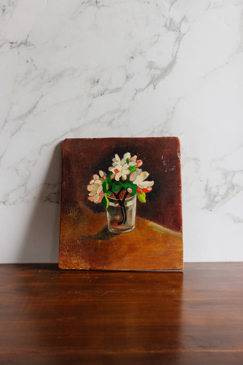 une tasse de fleurs