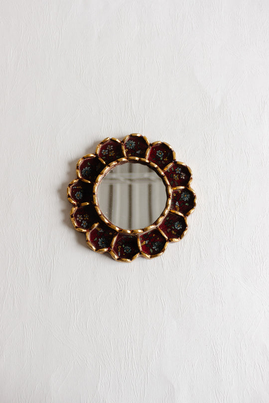 antique french verre églomisé mirror