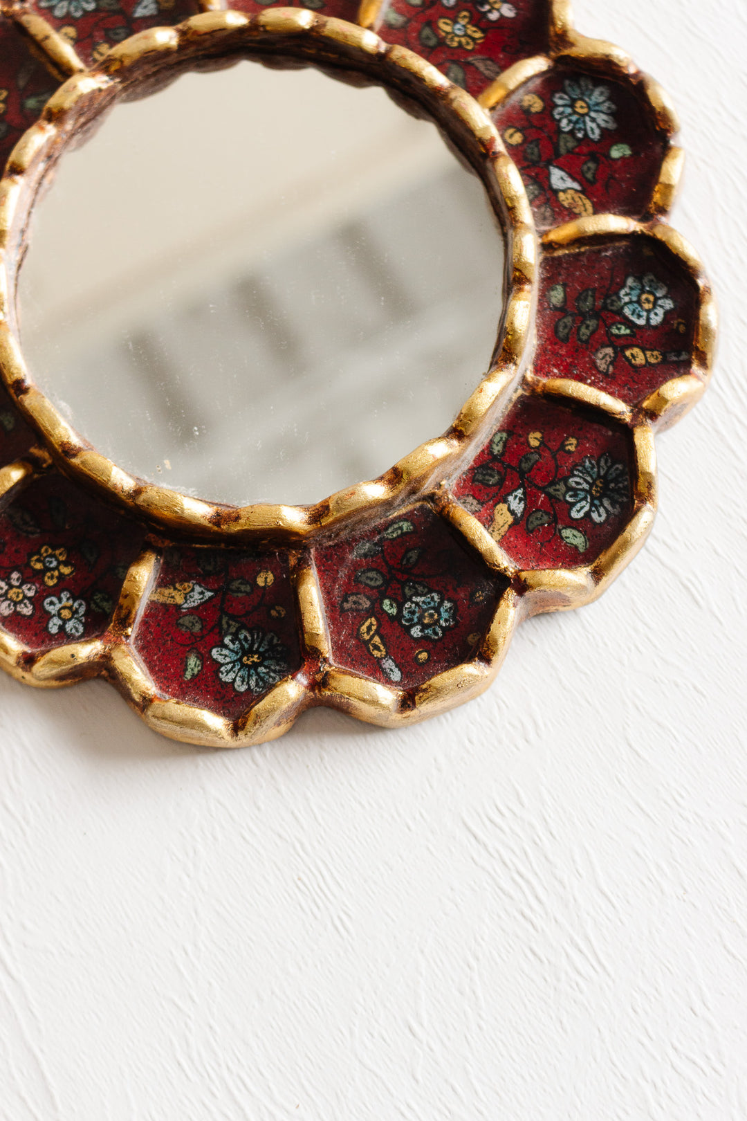 antique french verre églomisé mirror
