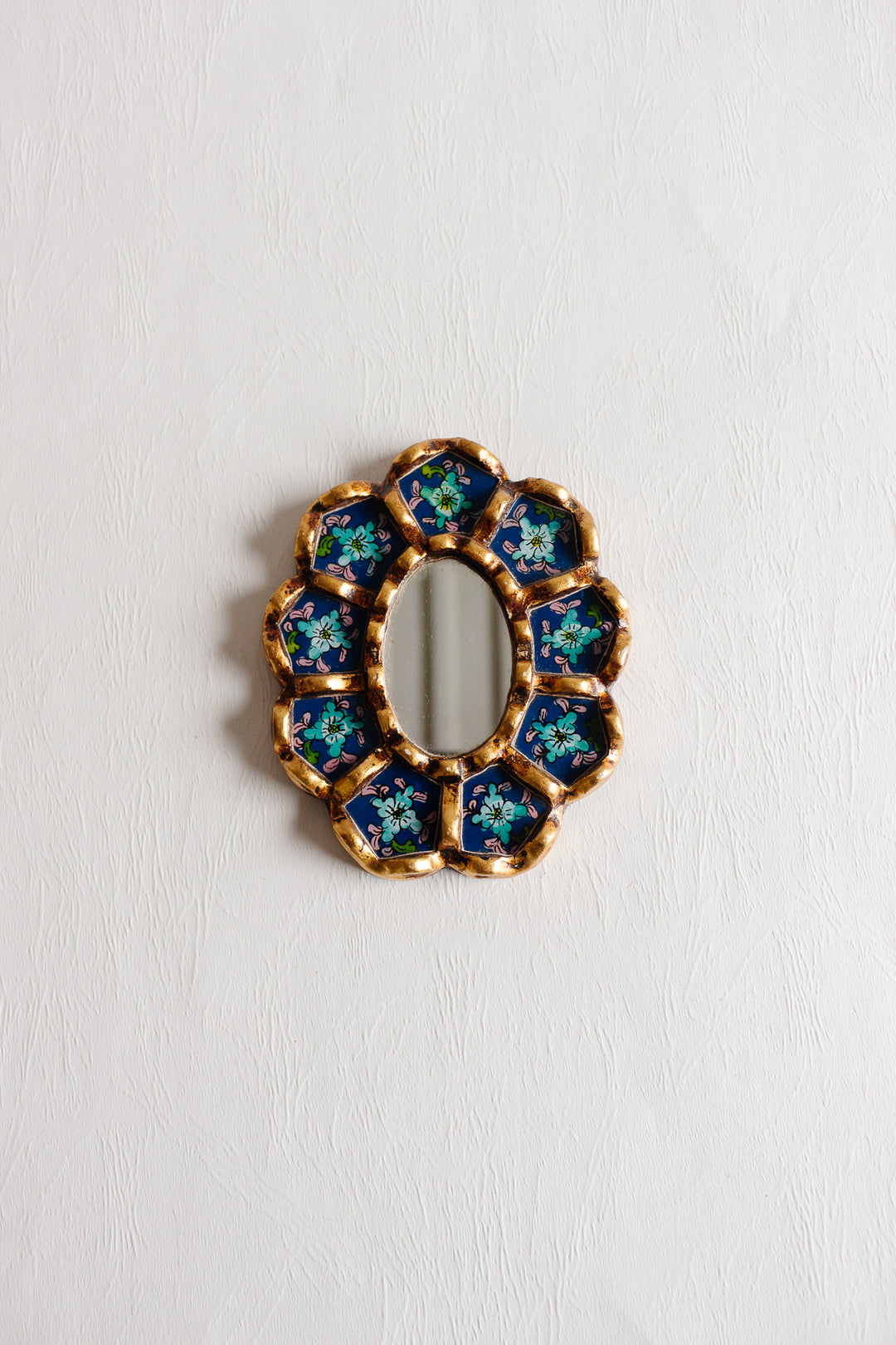 antique french verre églomisé mirror