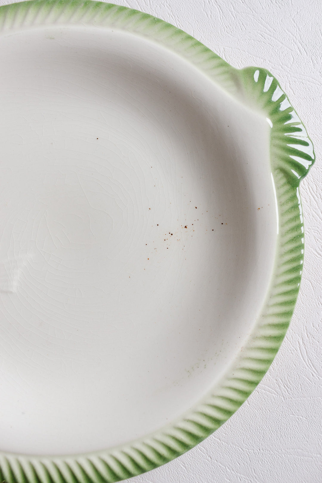 set of 3 antique french fish plates