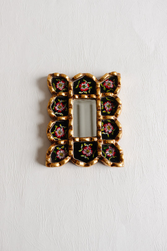 antique french verre églomisé mirror