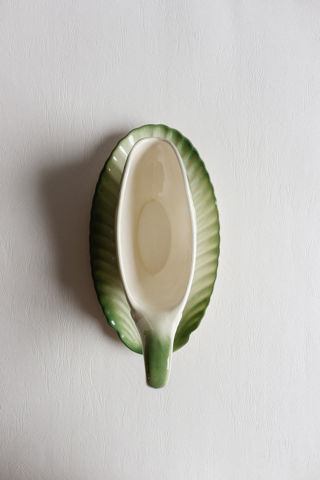 Longwy gravy boat circa 1890 to 1920