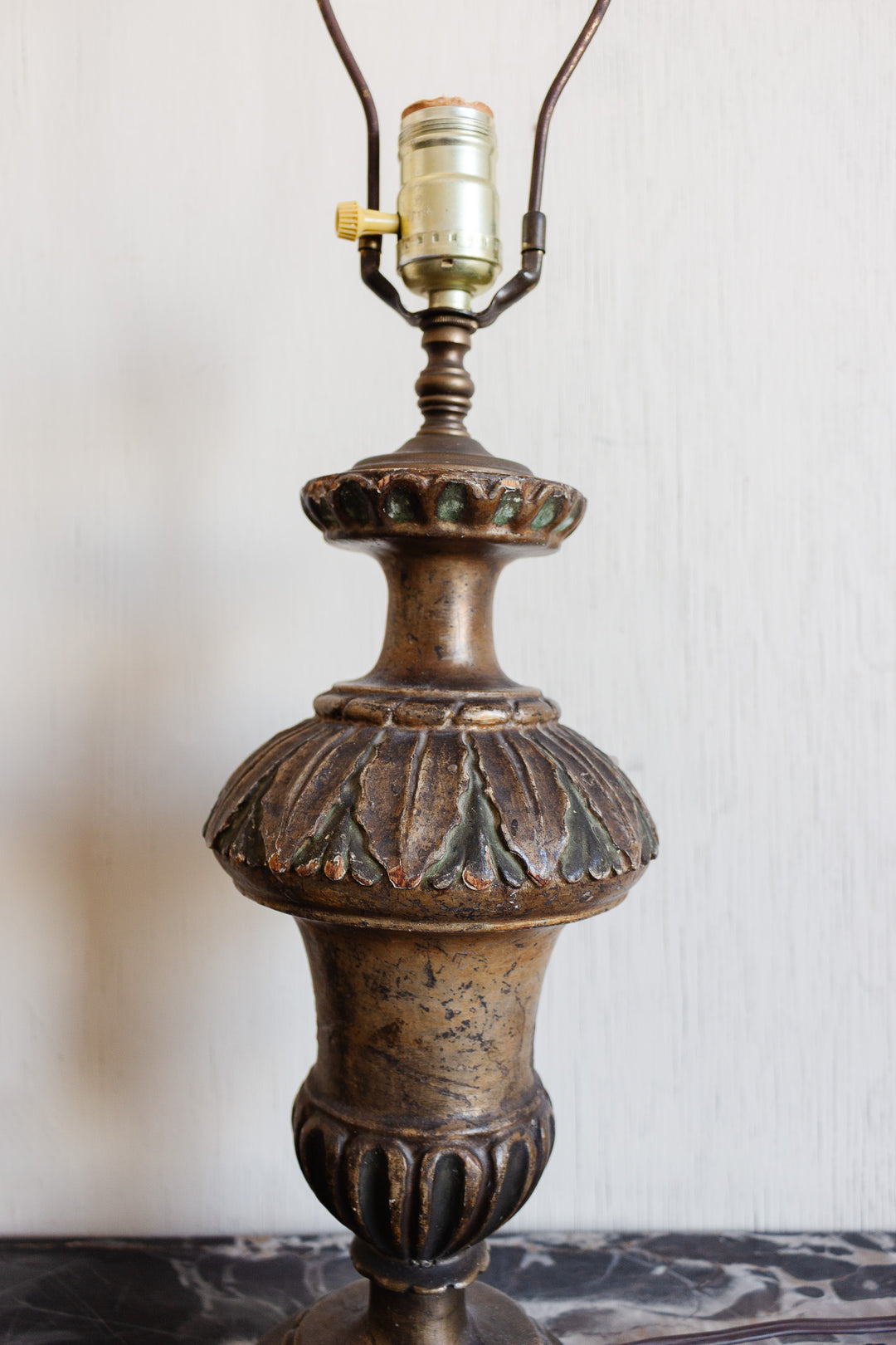 pair of vintage Italian gilt florentine lamps