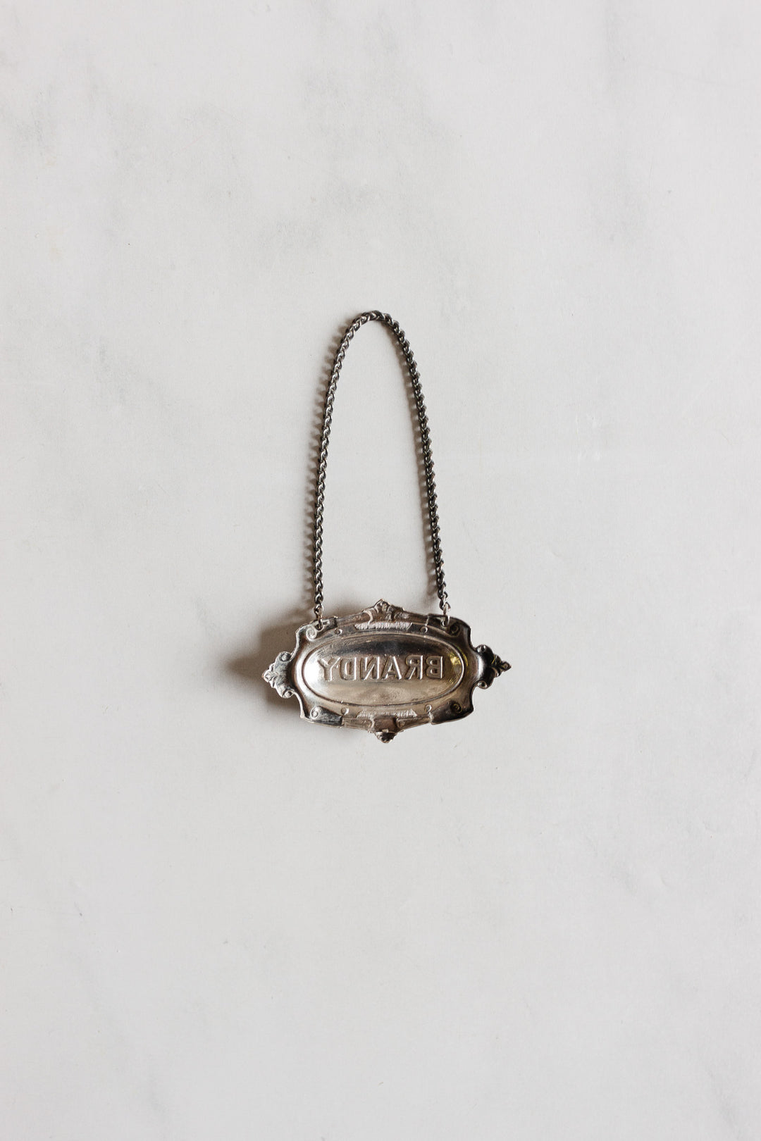 vintage English liquor decanter  tags