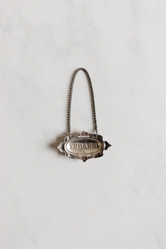 vintage English liquor decanter  tags