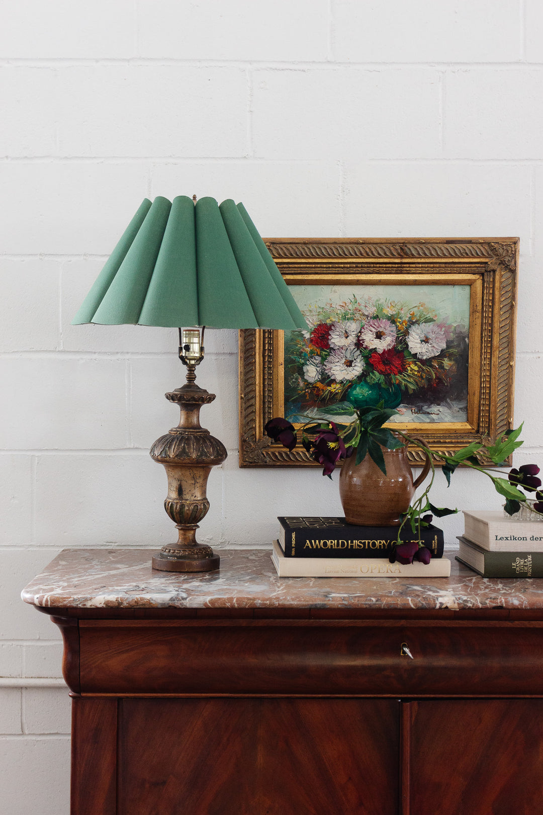pair of vintage Italian gilt florentine lamps