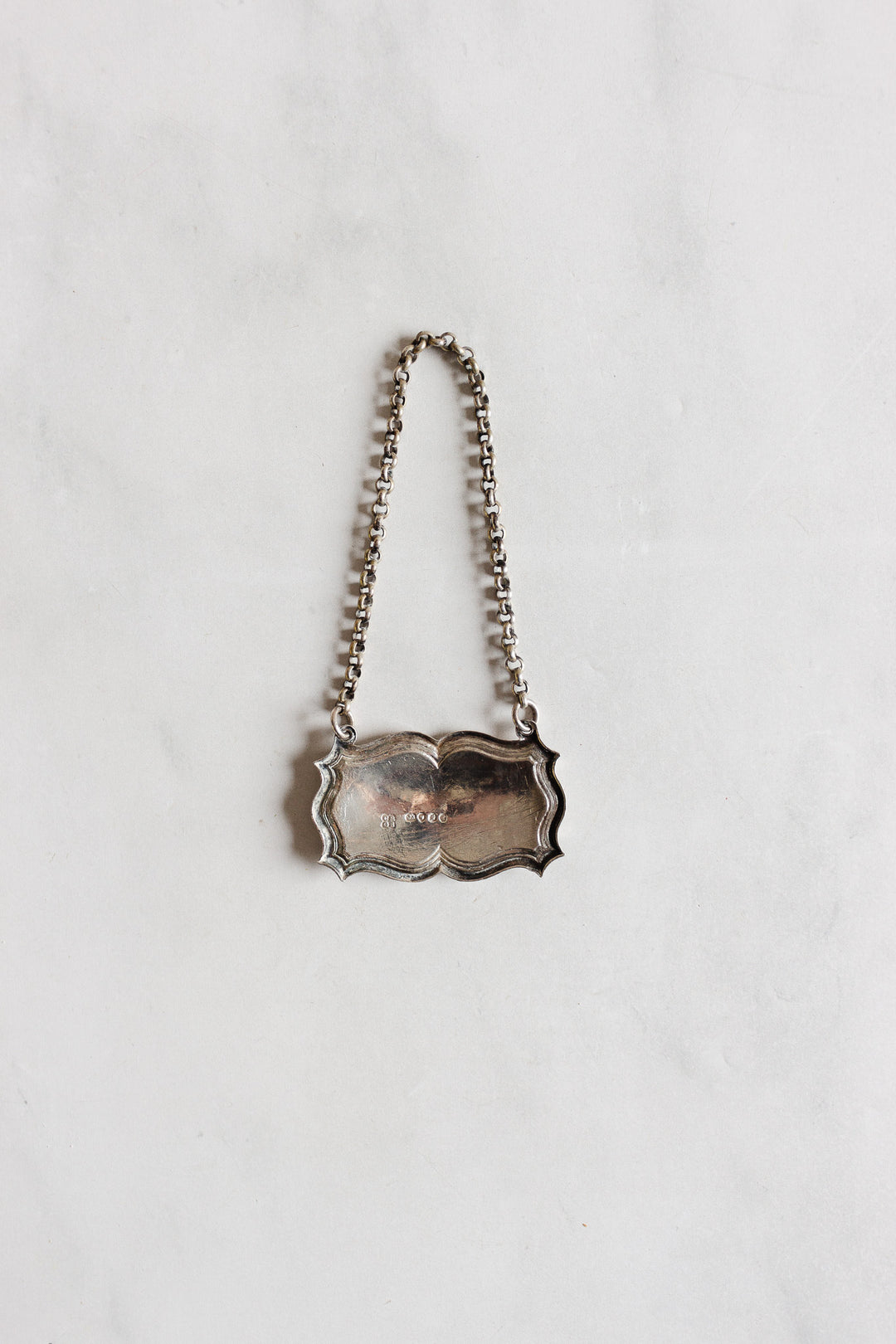 vintage English liquor decanter  tags