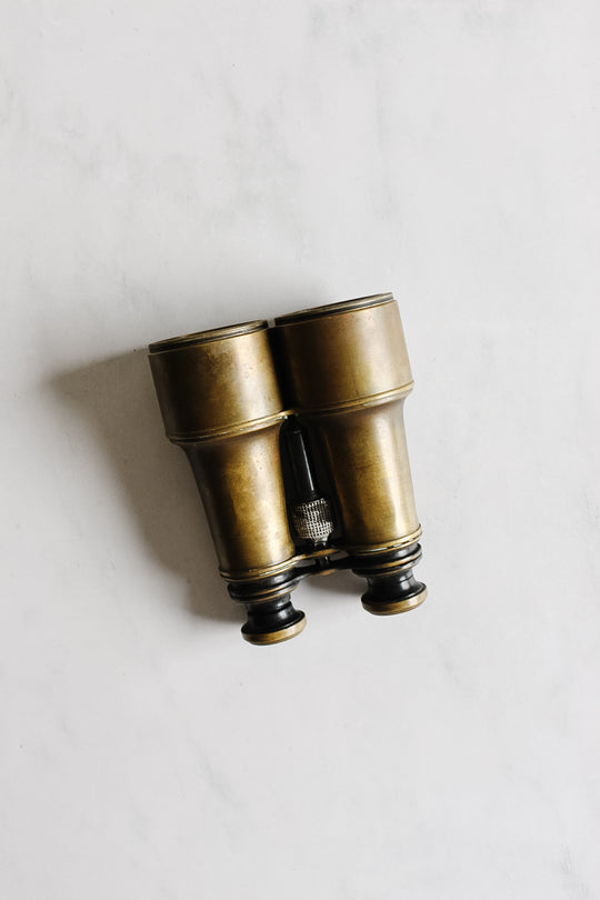 19th century french brass field binoculars