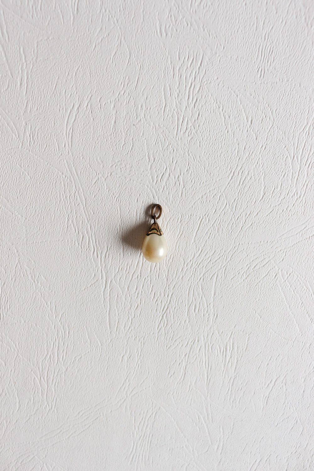 midcentury french teardrop pearl pendant
