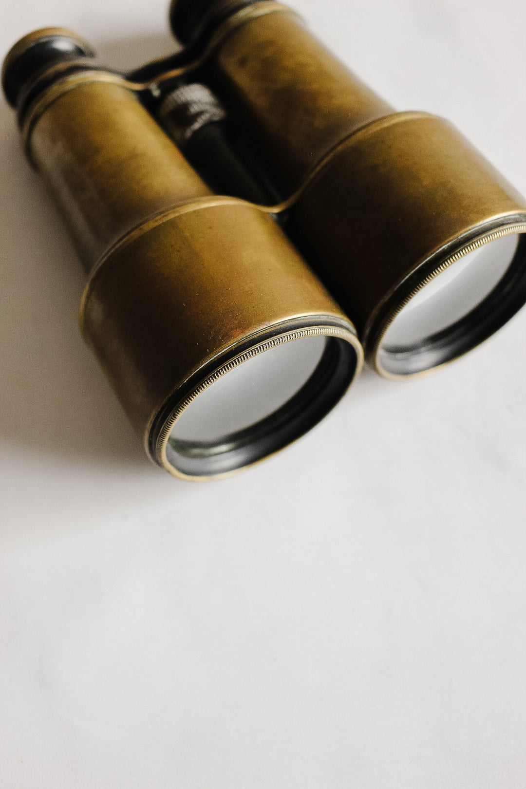 19th century french brass field binoculars
