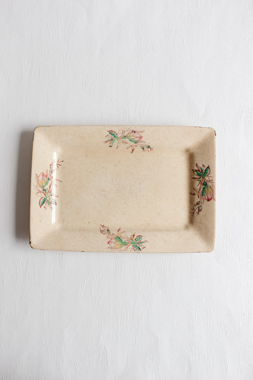 19th century early transferware platter