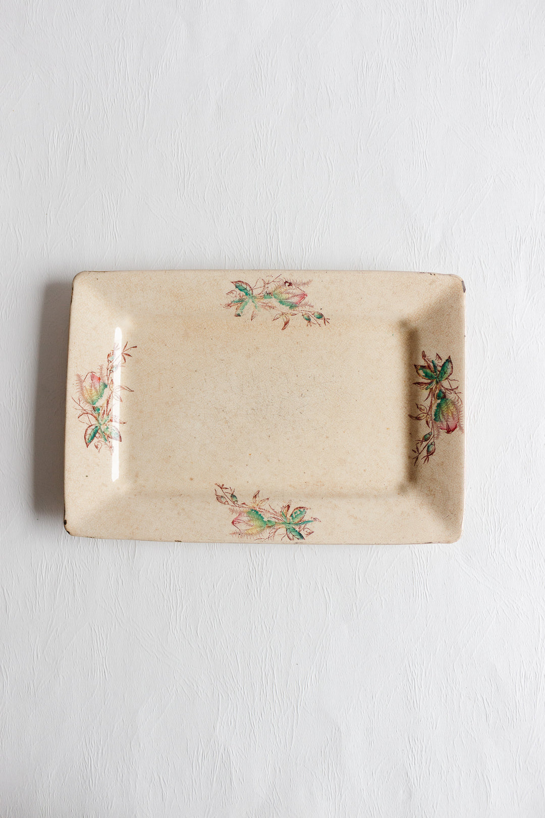 19th century early transferware platter