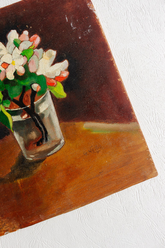 une tasse de fleurs
