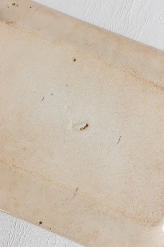 19th century early transferware platter