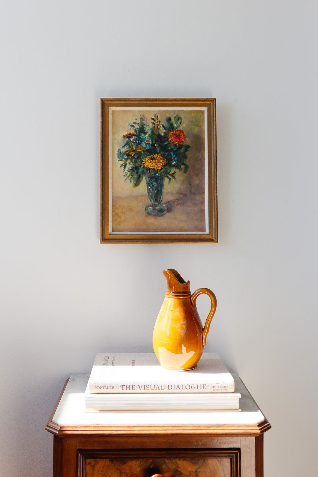 bouquet dans un vase de fleuriste