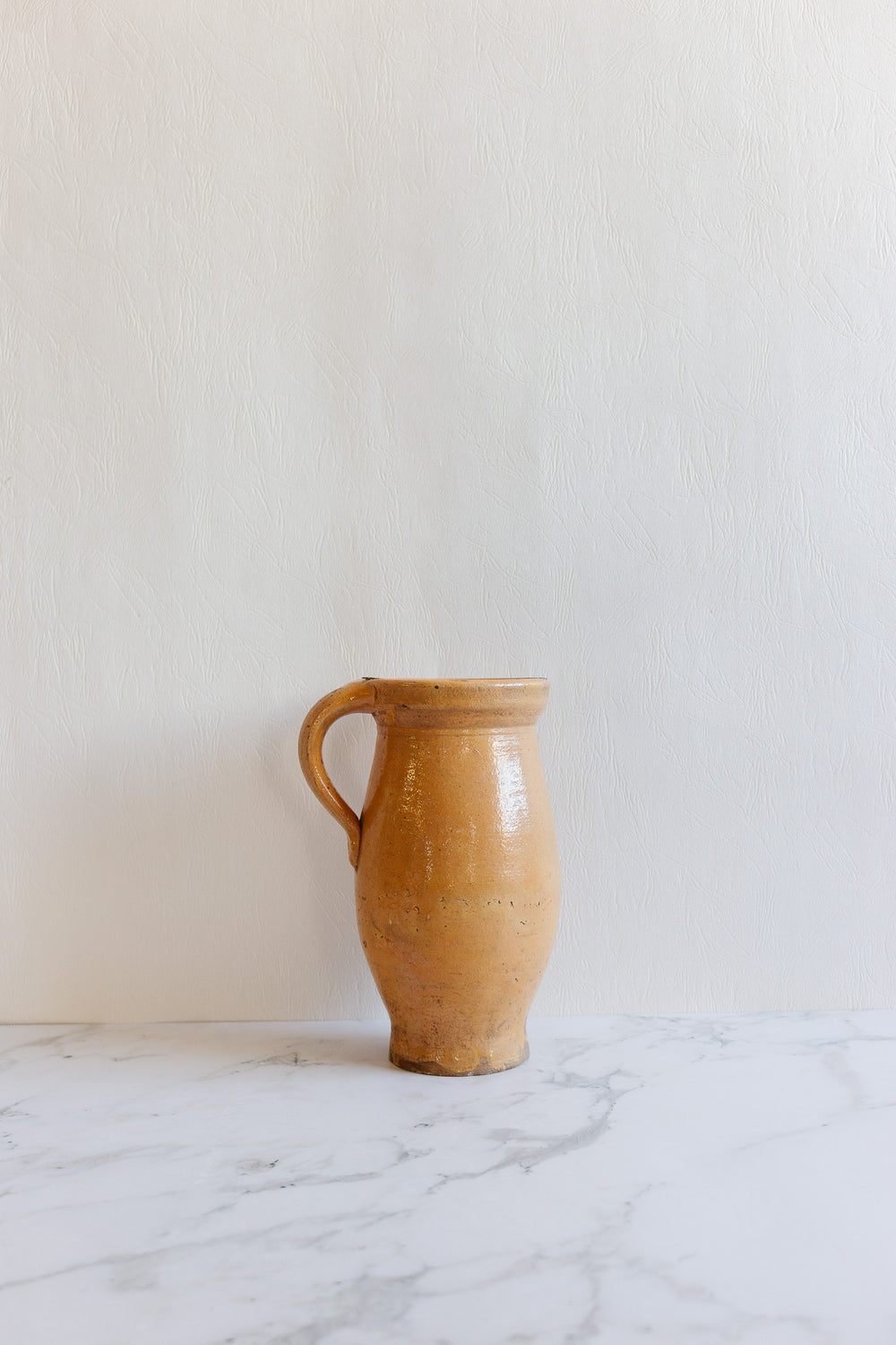 vintage french tall stoneware vase
