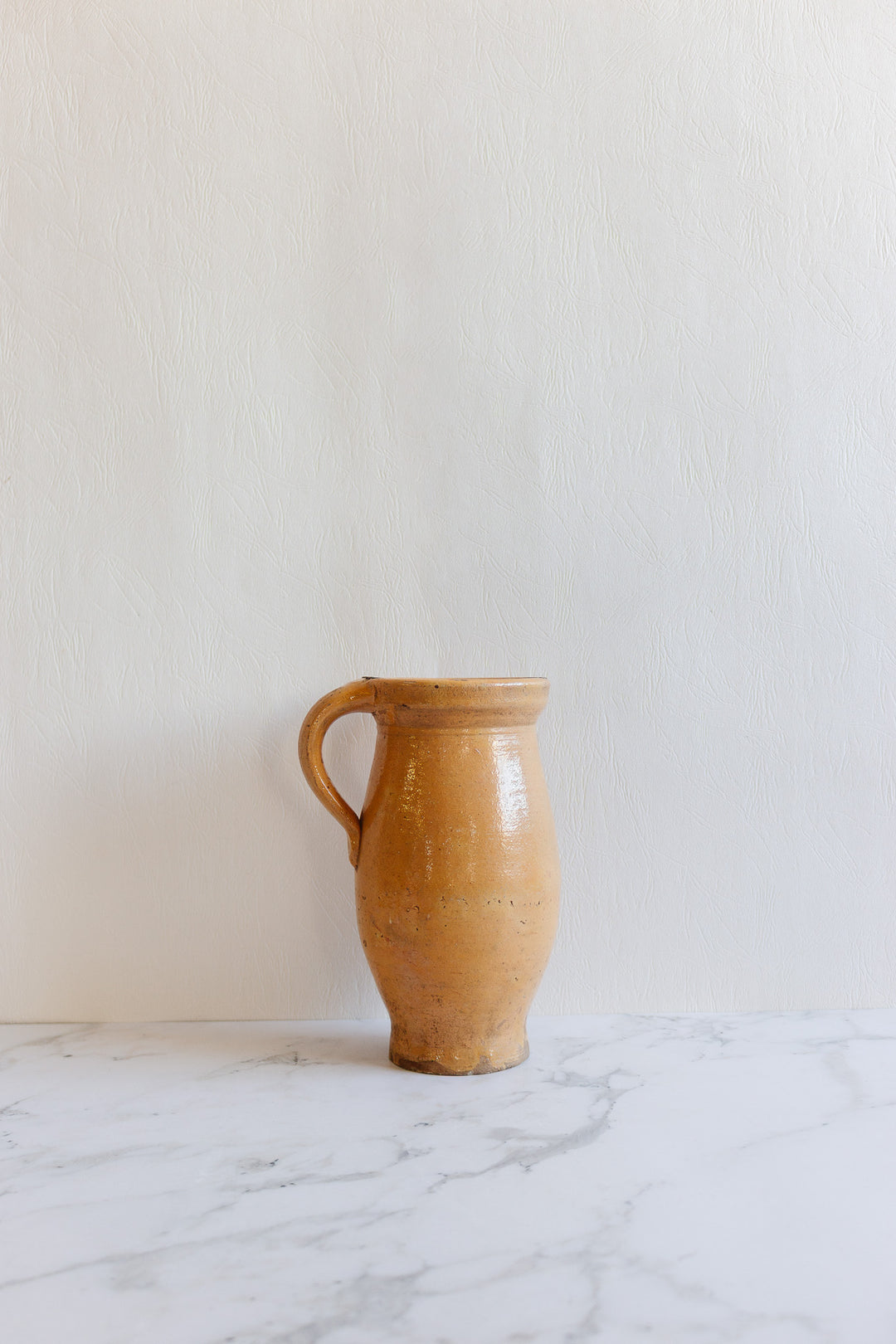 vintage french tall stoneware vase