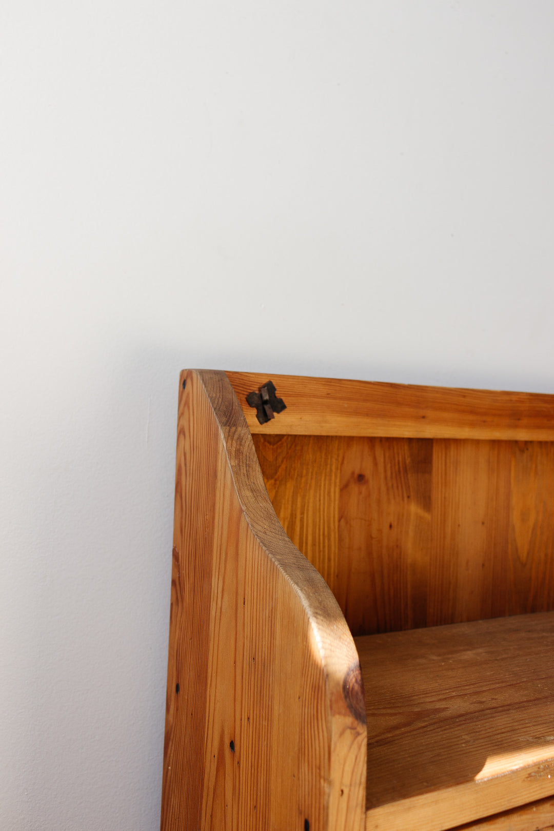 vintage french pine entry console