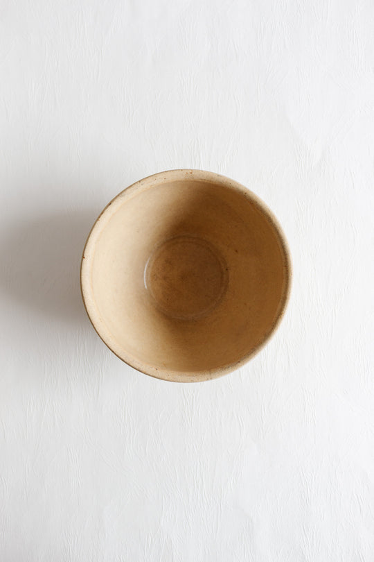 pair of antique french stoneware digoin bowls