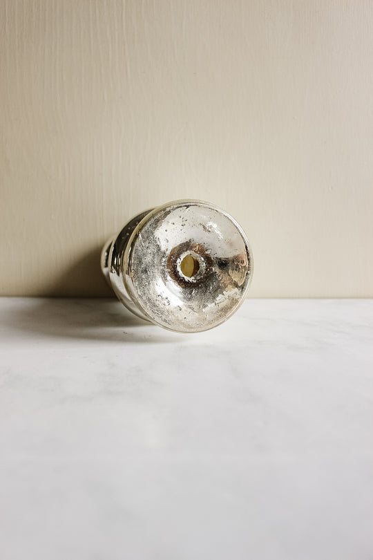 turn of the century french mercury glass vase