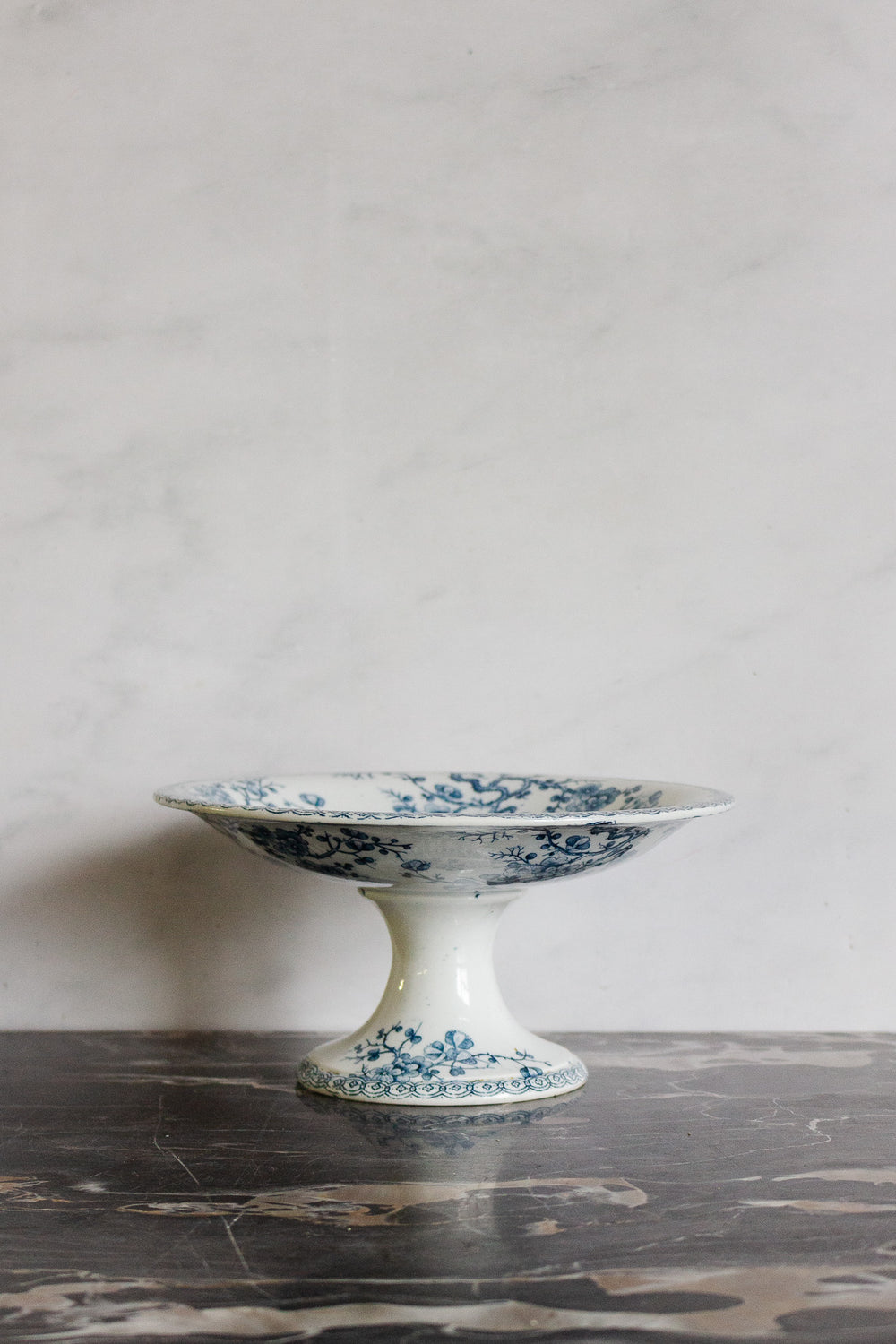 vintage french "fleurette" compotier by gien