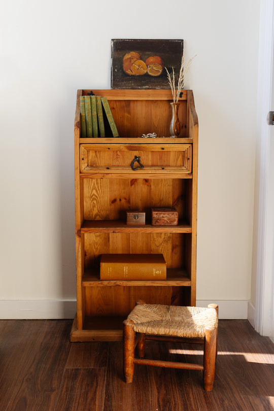 vintage french pine entry console
