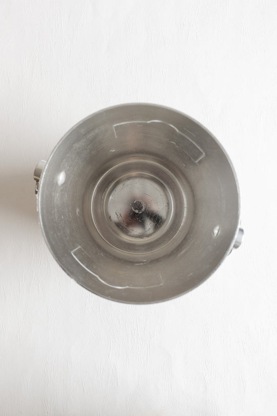vintage french aluminum "tattinger" champagne bucket
