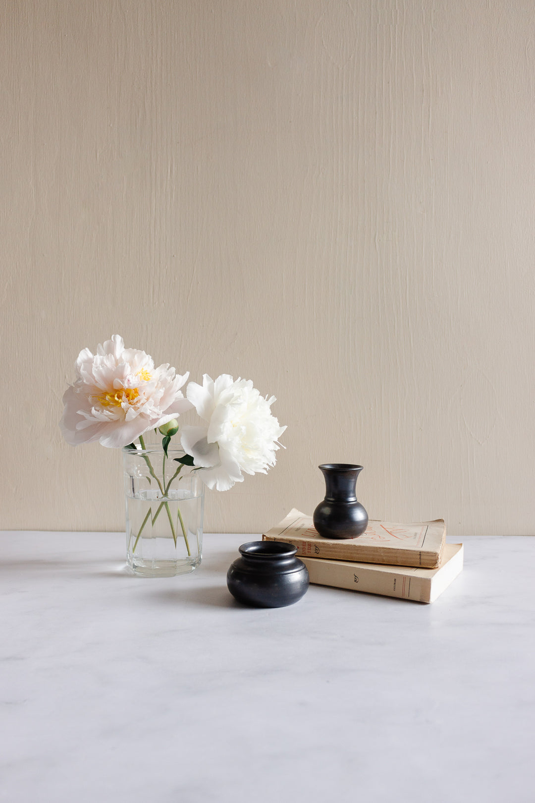 pair of vintage bud vases by Prinknash England