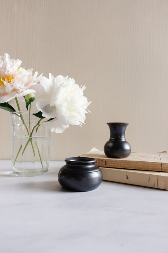 pair of vintage bud vases by Prinknash England