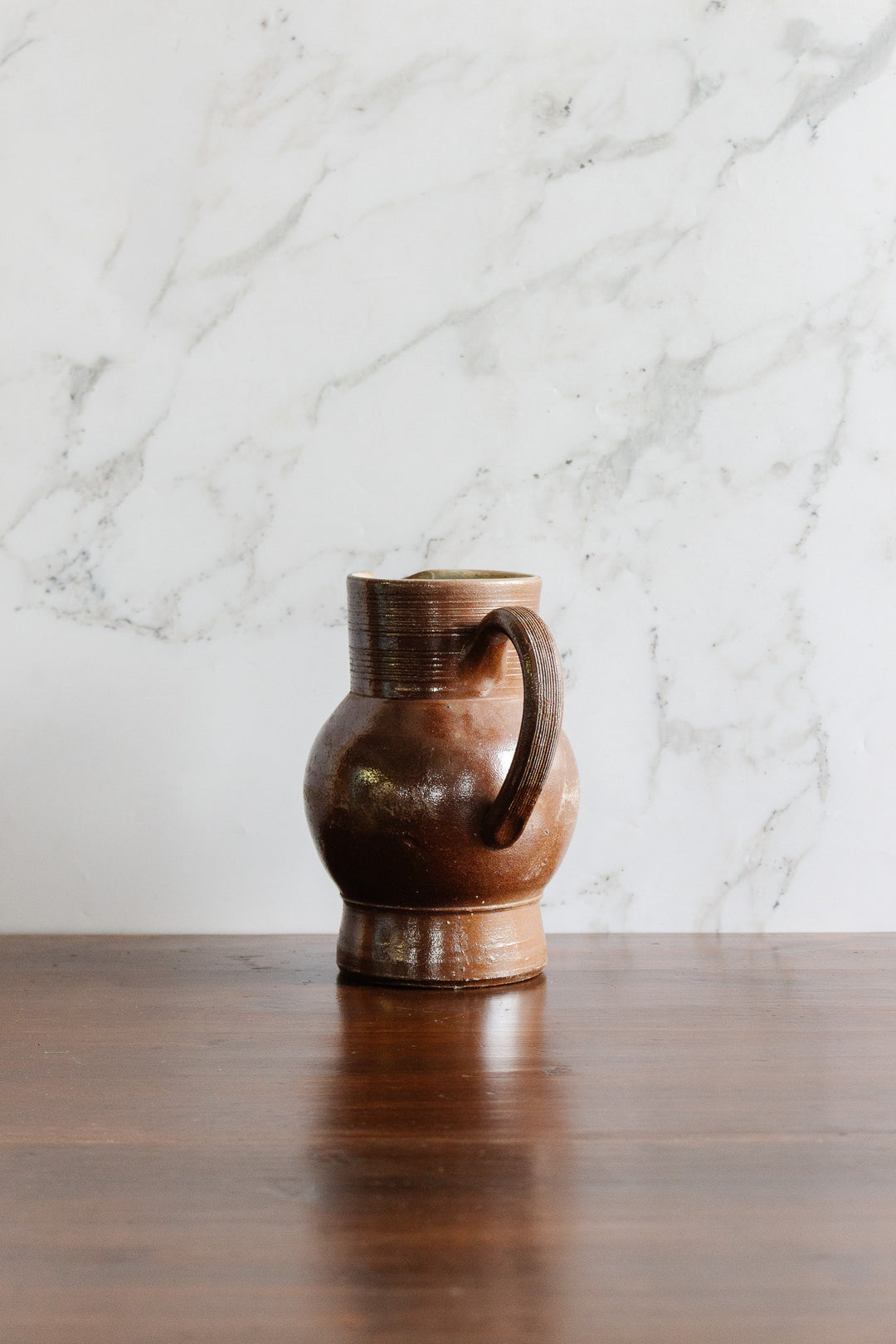 vintage french grès de berry stoneware pitcher