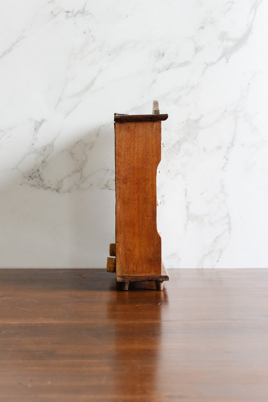 antique german spice cabinet