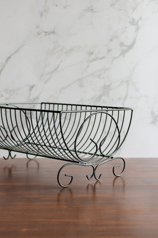 antique french wirework dish rack
