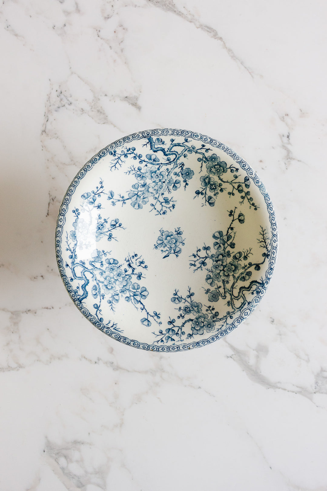 vintage french "fleurette" compotier by gien