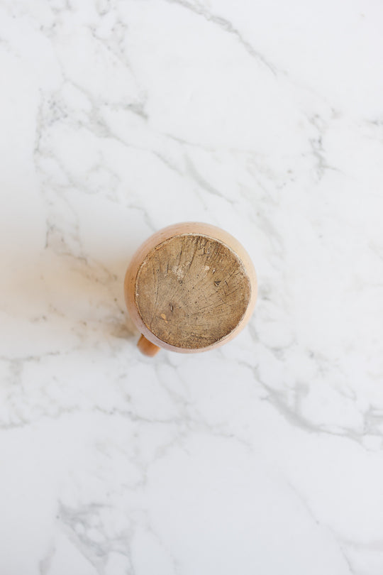 vintage french tall stoneware vase