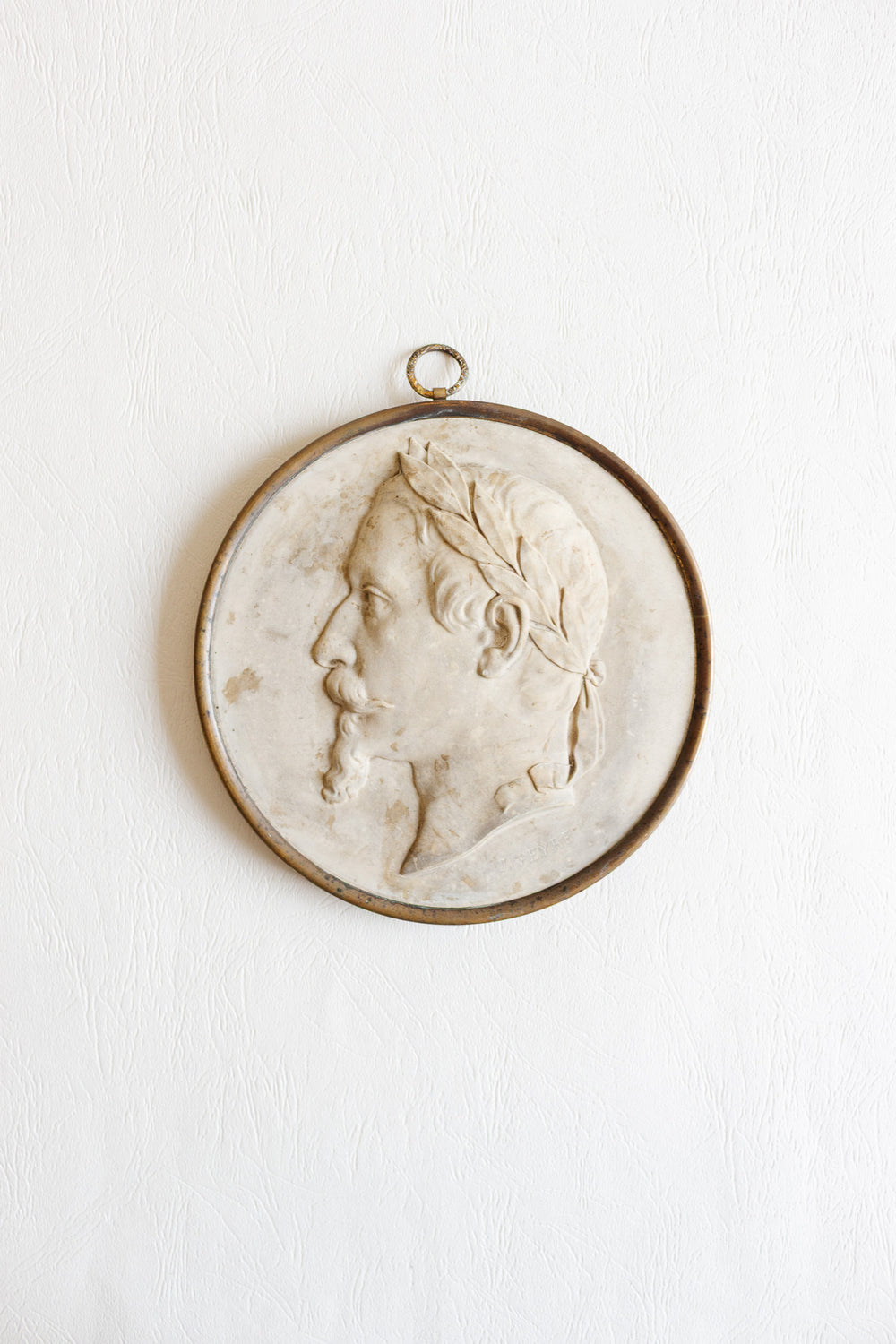 Jules constant peyre (1811-1871) relief napolean portrait