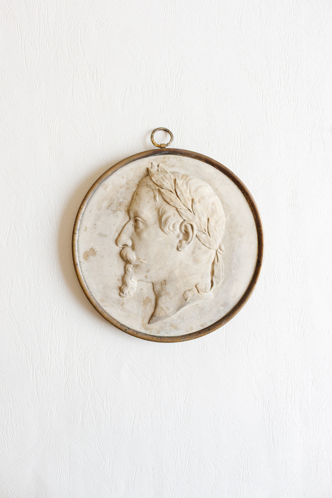 Jules constant peyre (1811-1871) relief napolean portrait
