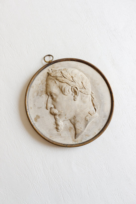 Jules constant peyre (1811-1871) relief napolean portrait