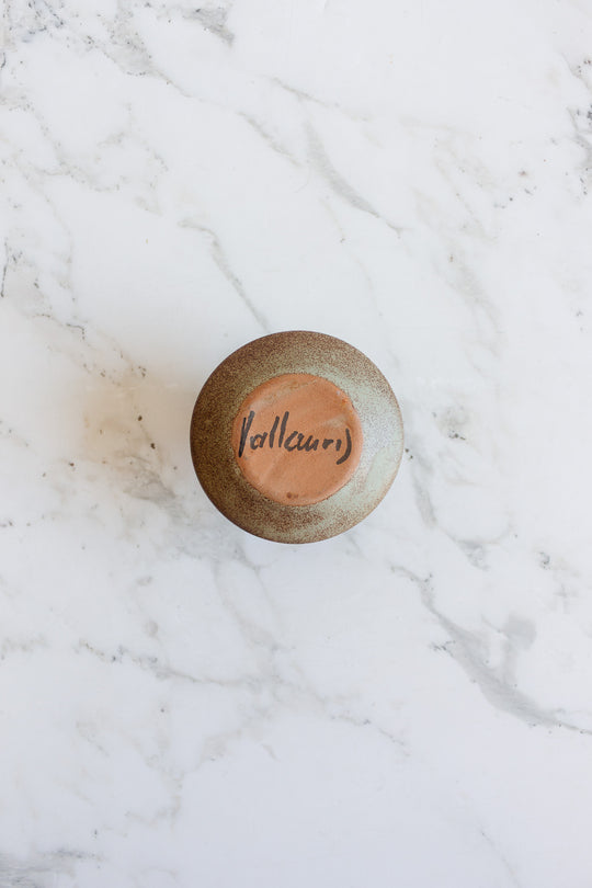 vintage french stoneware match strike