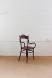 antique french J&J Kohn bentwood "fauteuil"