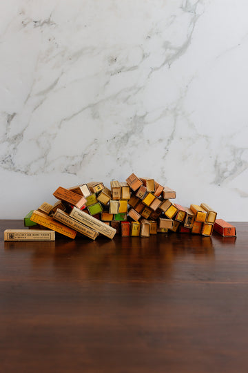 antique french monogrammed ribbons