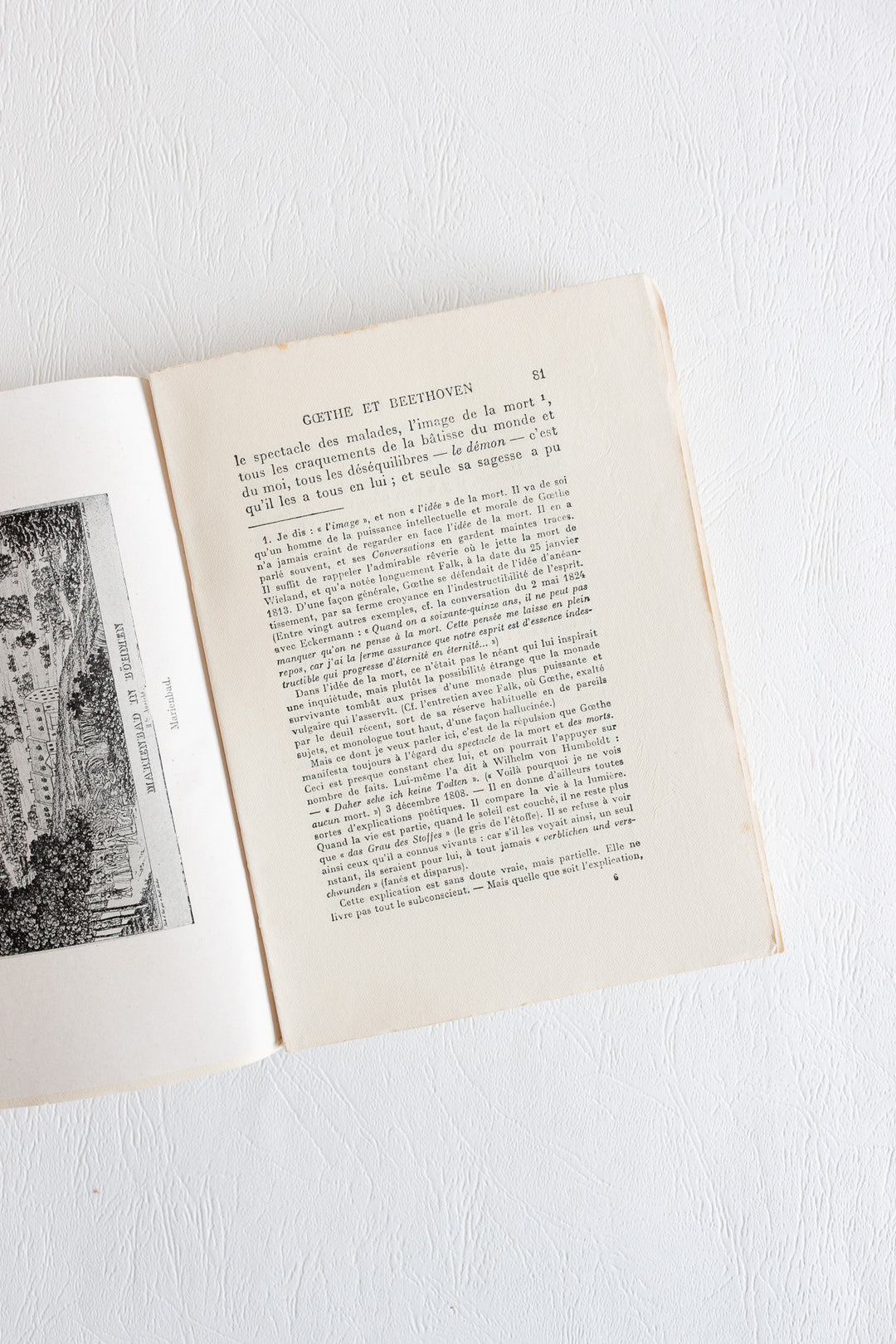1930 "goethe et beethoven" by  romain rolland, édition du sablier