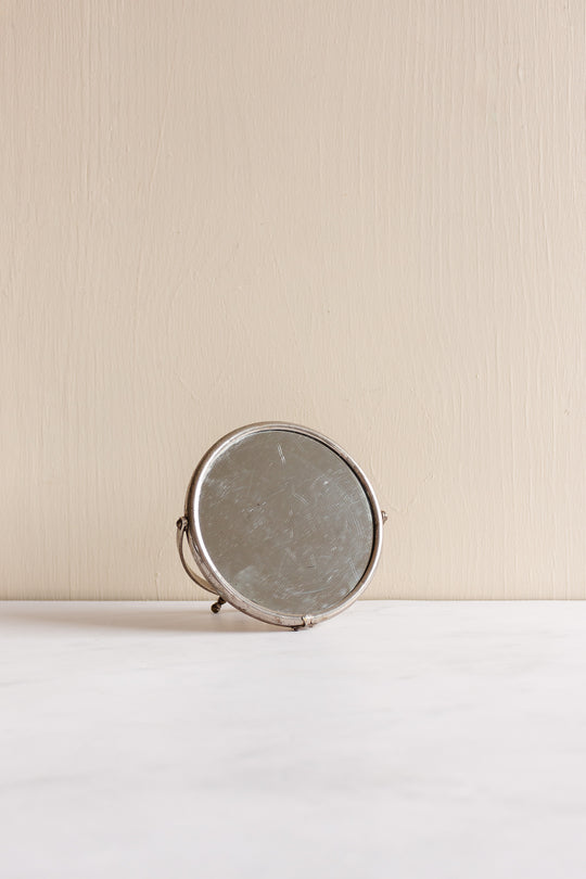 1940s french silver barber mirror