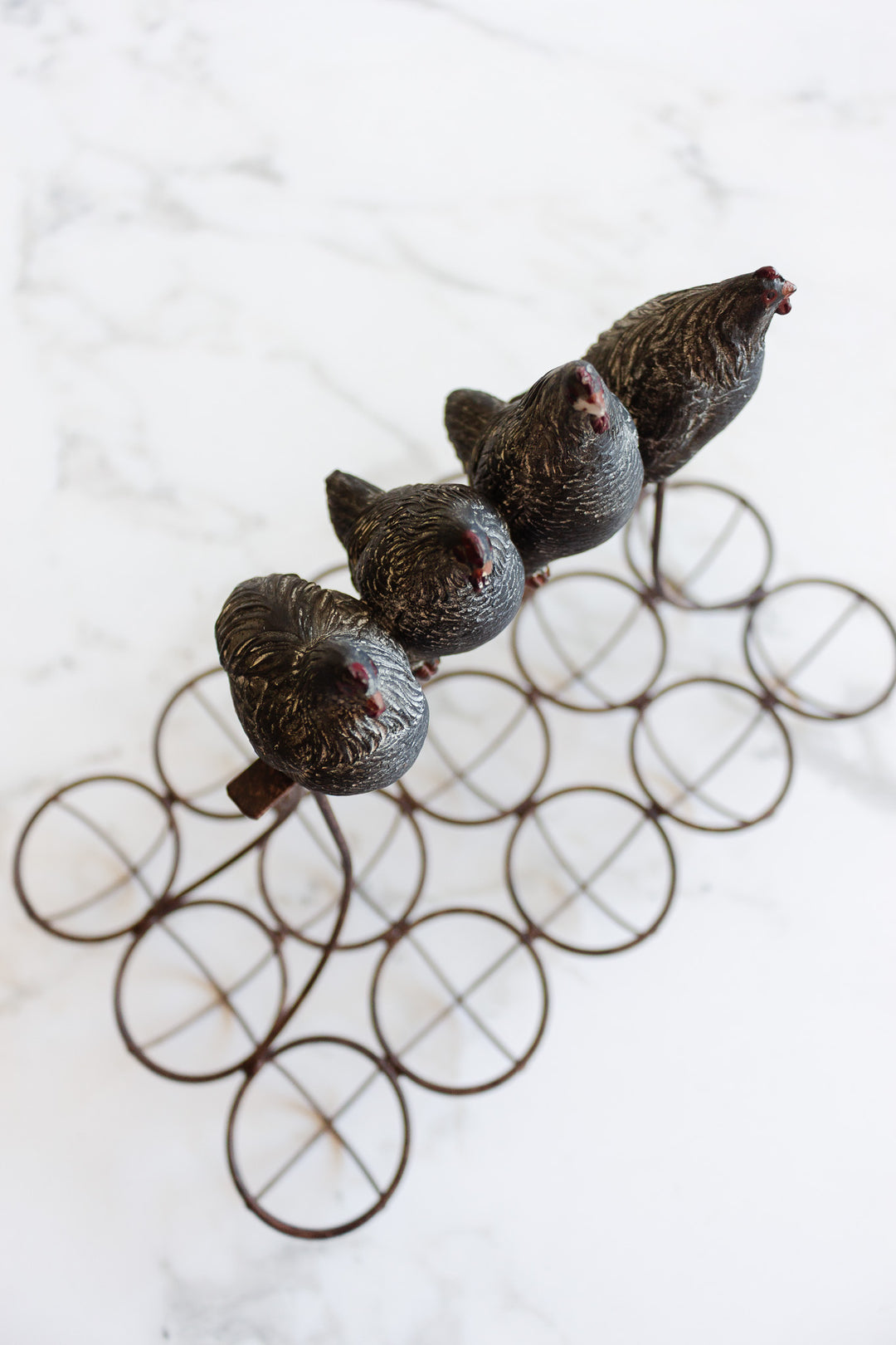 vintage german egg basket