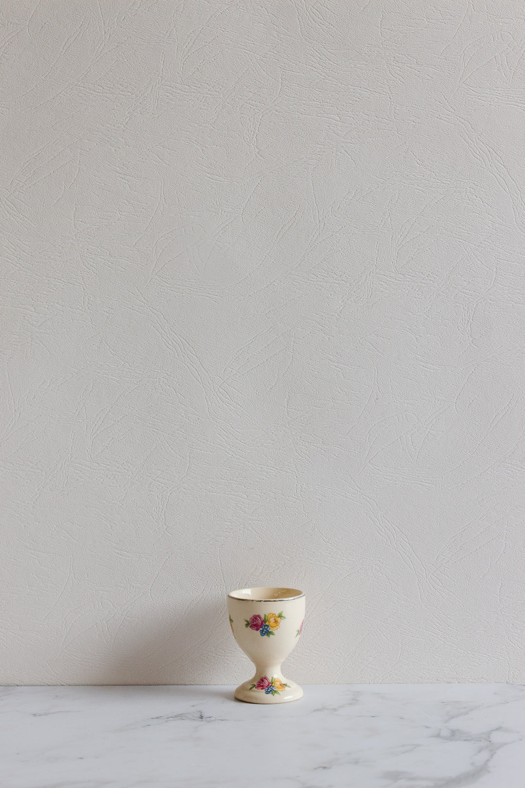 vintage czech porcelain egg cups, set of 5